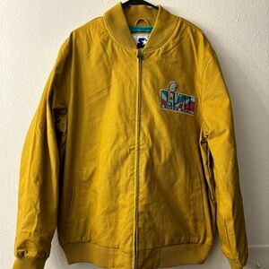 STARTER X MICHAEL STRAHAN SUPERBOWL LVII 57 ARIZONA VARSITY JACKET SIZE XL